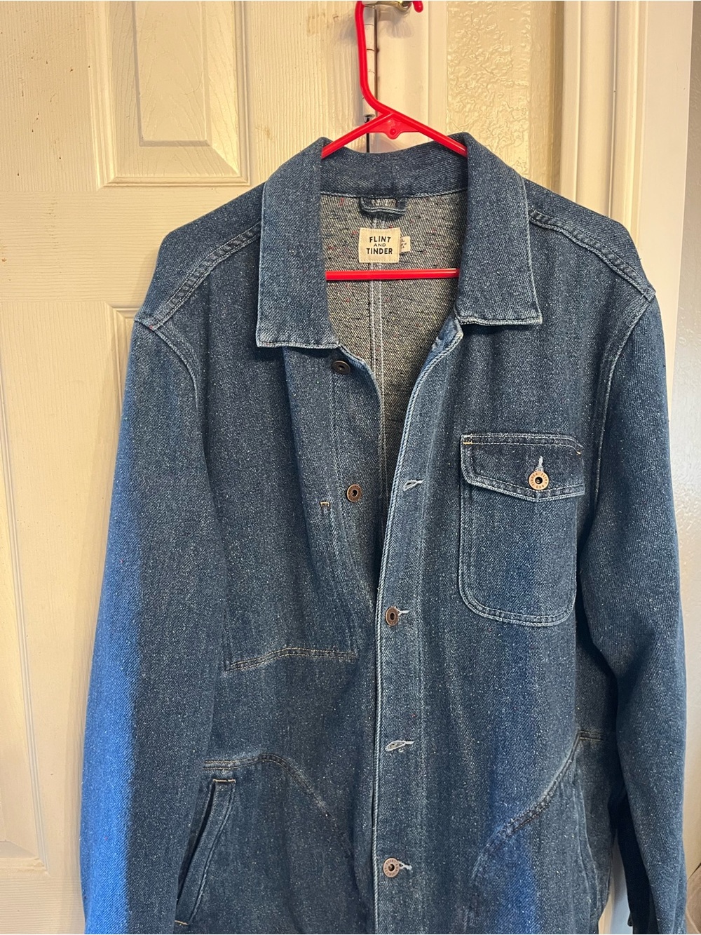 Flint and Tinder Men's Denim Work Jacket - Blue